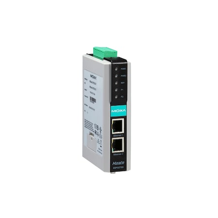 Moxa 2Port Df1 To Ethernet/Ip Gateway, 0 To 55 Deg.C Operating Temperature MGate EIP3270